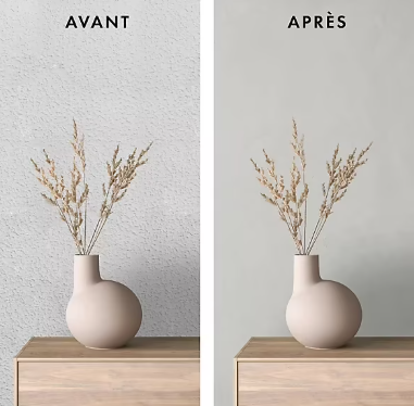 Enduit coloré de rénovation effet béton brut Maison Déco Reliss pierre 15KG