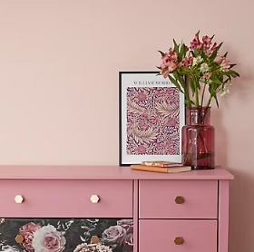Peinture intérieure couleur murs, boiseries et radiateurs GoodHome mat isumi rose 750ml