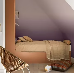 Peinture murs et boiseries Couture de Dulux Valentine satin velours pur cachemire 2L