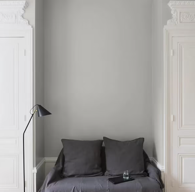 Peinture multisupport murs, plafonds et boiseries Velours de peinture gris pleurotte Libéron 2,5L