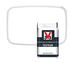 Testeur peinture de rénovation V33 blanc satin 50ml