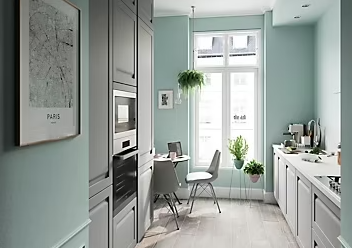 Peinture intérieure couleur murs, boiseries et radiateurs GoodHome Artane mat vert 2,5L