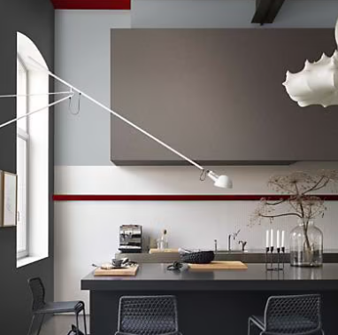 Peinture murs et boiseries Couture de Dulux Valentine satin velours gris astrakan 2L
