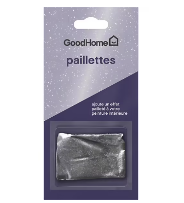Paillettes argenté pour peinture GoodHome 70g