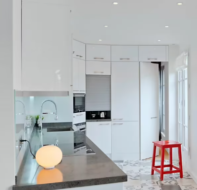 Peinture murs et plafonds Cuisine et bains satin blanc Tollens 0,75 L