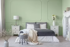 Peinture Tollens Mise en teinte murs, meubles et boiseries vert menthe à l'eau 1L