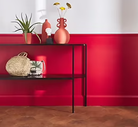 Peinture murs et boiseries Tollens rouge salsa satin 2,5L