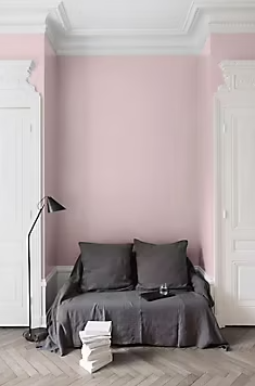 Peinture murs, plafonds et boiseries Velours de peinture rose pamoison Libéron 2,5L