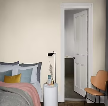 Peinture murs et boiseries Color Resist Dulux Valentine satin lin d'été 2,5L