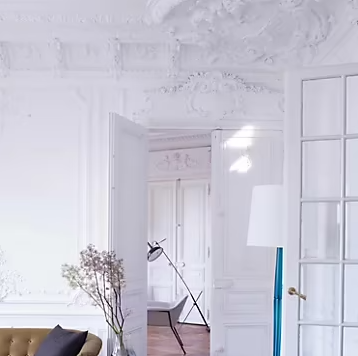 Peinture plafond finition parfaite Dulux Valentine blanc mat 5L