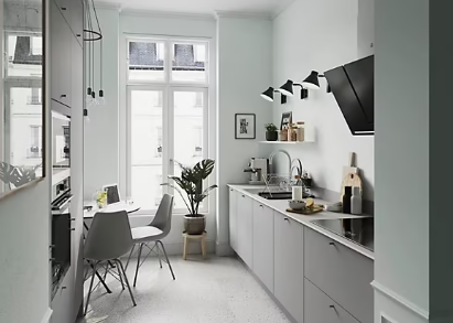 Peinture cuisine et salle de bains GoodHome gris Hempstead satin 750ml