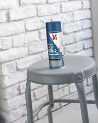 Peinture de rénovation aérosol multi-supports V33 Easy Reno gris galet satin 400 ml