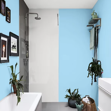 Testeur de peinture Color Resist salle de bains Dulux Valentine satin bleu cristal 30ml