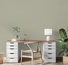 Peinture intérieure multisupport Ripolin O'pur vert bourrache satin velouté 2L