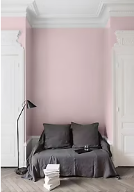 Peinture murs, plafonds et boiseries Velours de peinture rose pamoison Libéron 0,5L