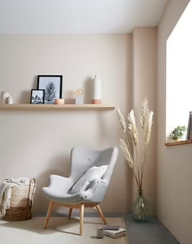 Peinture intérieure couleur murs, boiseries et radiateurs GoodHome satin santa fe beige 2.5L