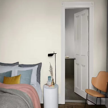 Peinture murs et boiseries Color Resist Dulux Valentine satin porcelaine 0,75L
