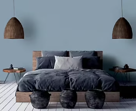 Testeur peinture Tollens premium murs, boiseries et radiateurs bleu givré mat 50ml