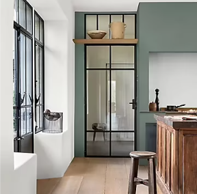 Peinture Crème De Couleur Dulux Valentine mat vert céladon 2,5L