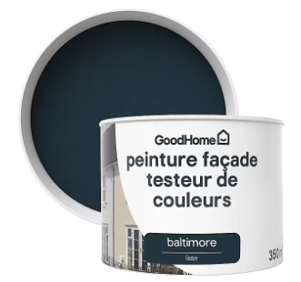 Testeur peinture façade GoodHome Classique ton pierre baltimore lisse mat 350ml