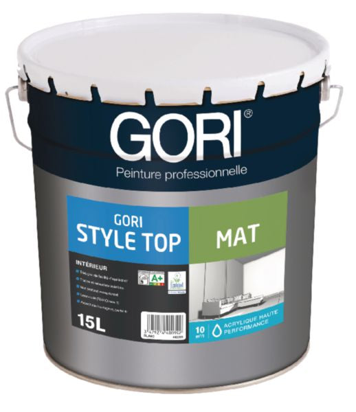 GORISTYLE TOP MAT Blanc Calibré - 1L