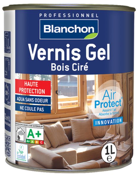 VERNIS BOIS GEL CIRE 1 LITRE CHENE DORE