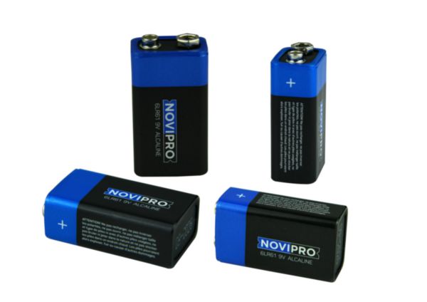 Piles alcalines 6LR61 9V