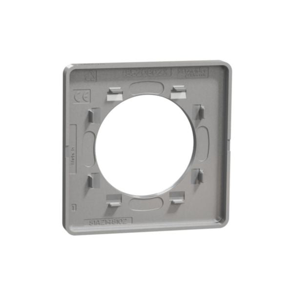 ODACE ALU PLAQUE TOUCH ALU 1 POSTE