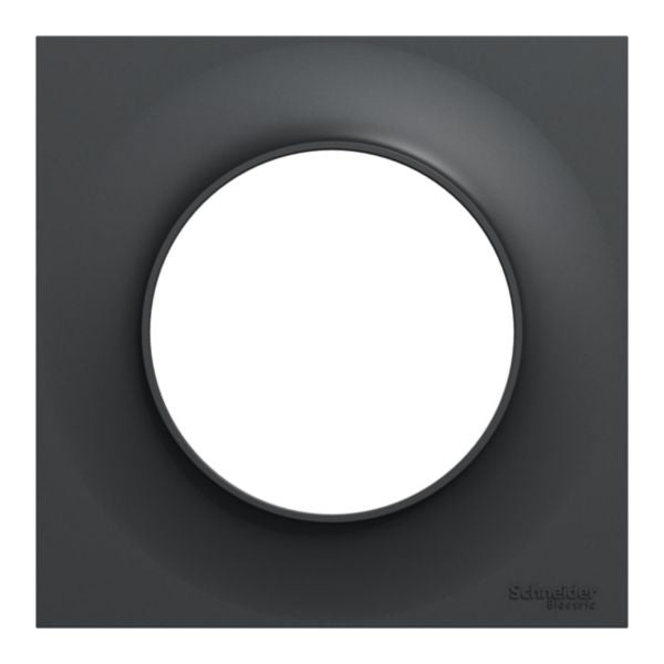 ODACE STYL PLAQUE ANTHRACITE 1POSTE