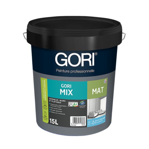 Peinture GORIMIX ECA mat blanc 15L
