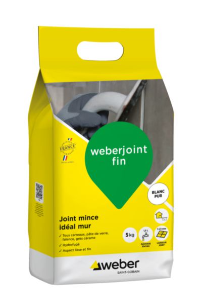 WEBERJOINT FIN pure white seal 5 kg bag
