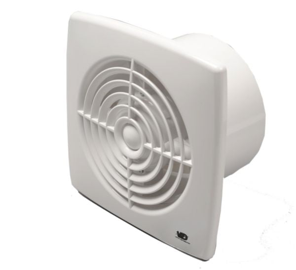 Aérateur RETIS pour WC et salle d'eau jusqu'à 4m² débit 102 m3/h Ø100 30 dB