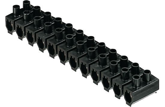 Black NF connection strip 16 mm² L.155 x W.24 x H. 21