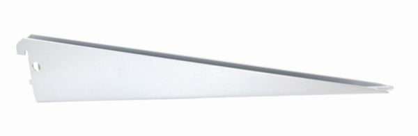 Console double acier blanc entraxe 32 x L. 320 mm