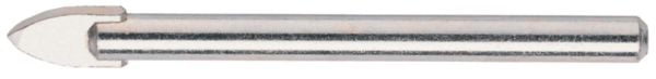 Foret cylindrique en acier pour verre et carrelage L. 80 x ø 6 mm 16 g