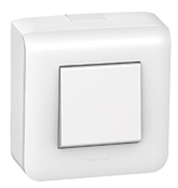 Cadre saillie pour support à vis MOSAIC 2 2 modules prof. 30 mm blanc l. 83 mm