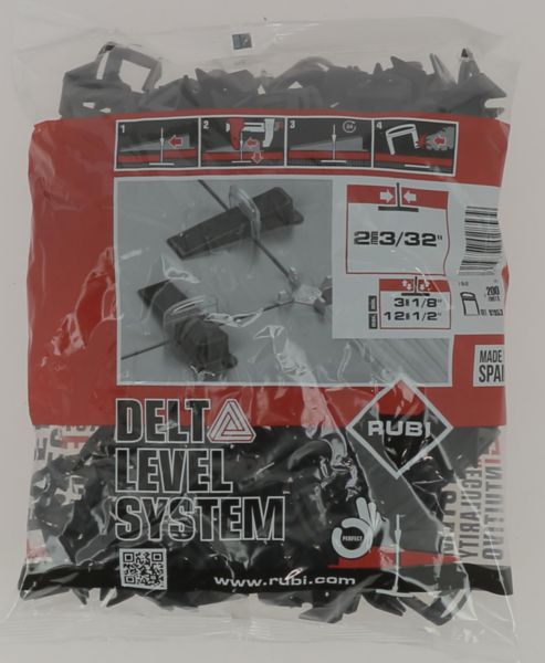 DELTA LEVEL SYSTEM flanges th. 2mm 200 pieces