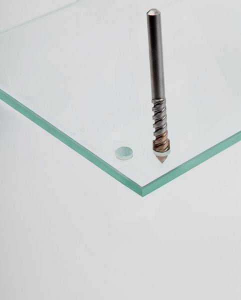 Foret cylindrique en acier pour verre et carrelage L. 80 x ø 5 mm 13 g