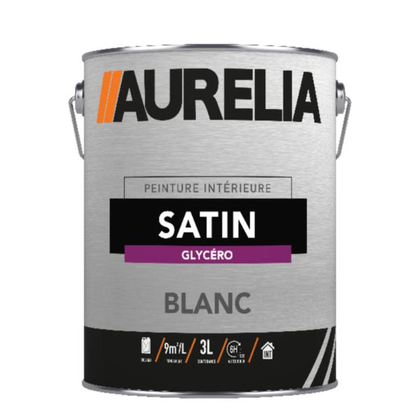 AURELIA peinture glycero satin interieur - 3 litres