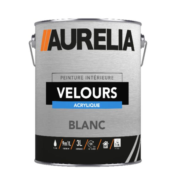AURELIA peinture acrylique velours interieur - 3 litres