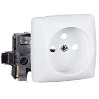 Appareillage saillie composable prise 2 pôles + terre blanc t. 250 V prof. 36 mm A 16