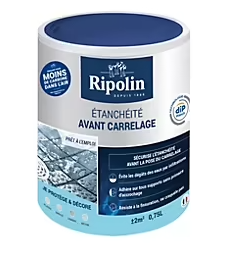 Etanchéité avant carrelage intérieur mat Ripolin 0,75L