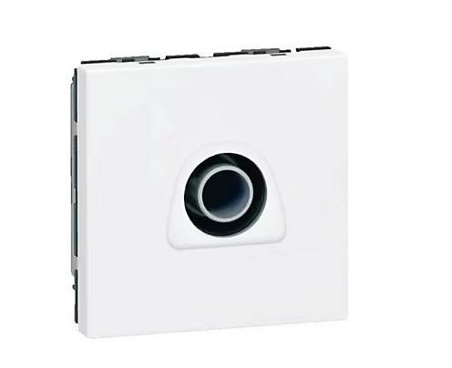 Mécanisme prise TV mâle ø9,5 mm 2 modules Legrand Mosaïc