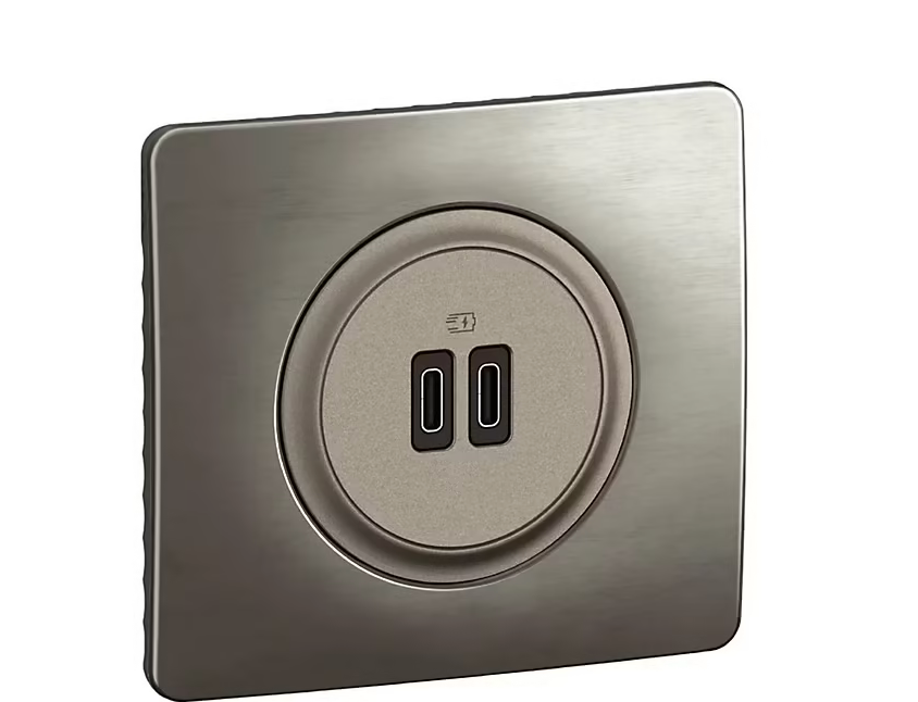 Prise double USB-C Legrand Céliane 20W