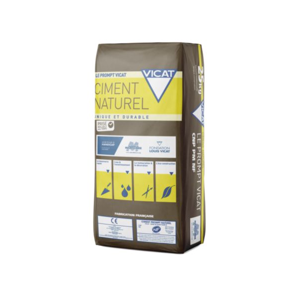Ciment naturel prompt sac 25 kg
