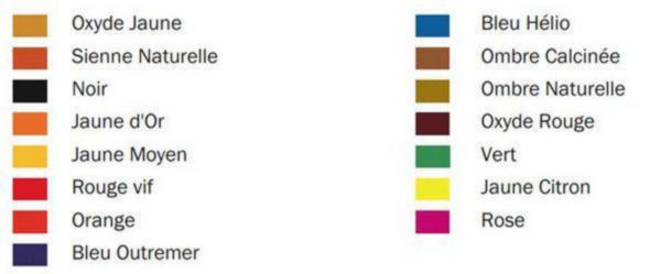 COLOR.COLORUS OXYDE JAUNE 250M