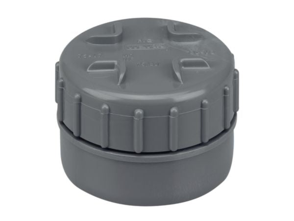 Tampon de visite PVC NF mâle Ø 80 mm gris