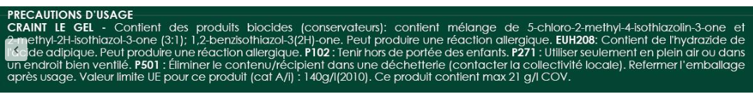 Vernis antidérapant sol V33, incolore satiné, 2.5 l