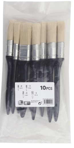 Lot de 10 pinceaux pour peindre toute surface