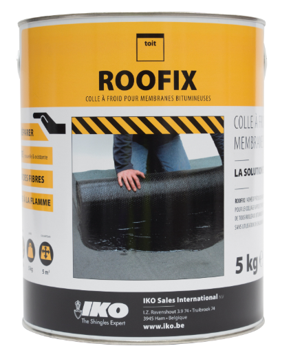 Colle Roofix 5L noir, IKO